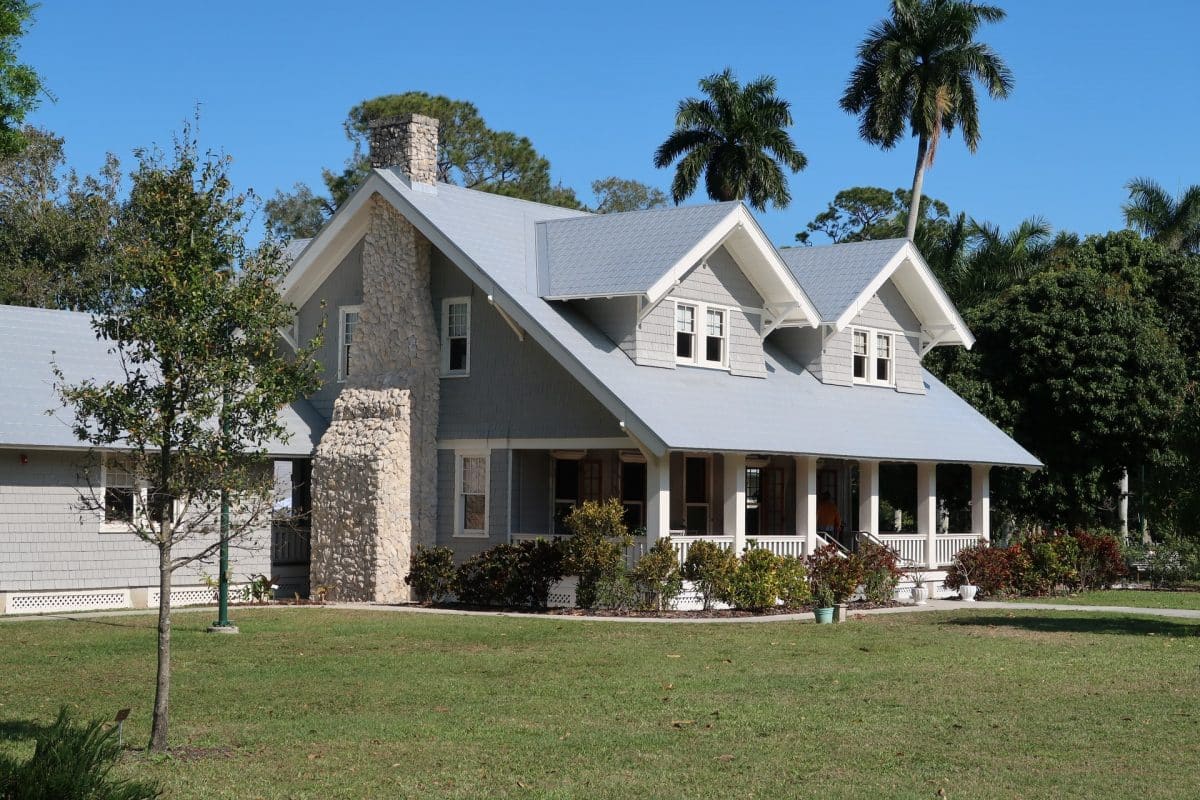 A two-story Florida home