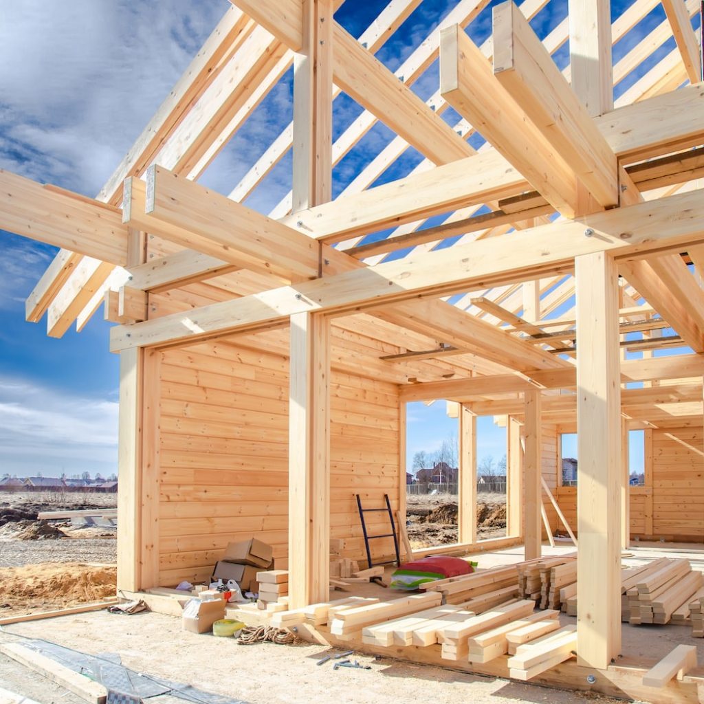 when is the down payment on a new construction home due