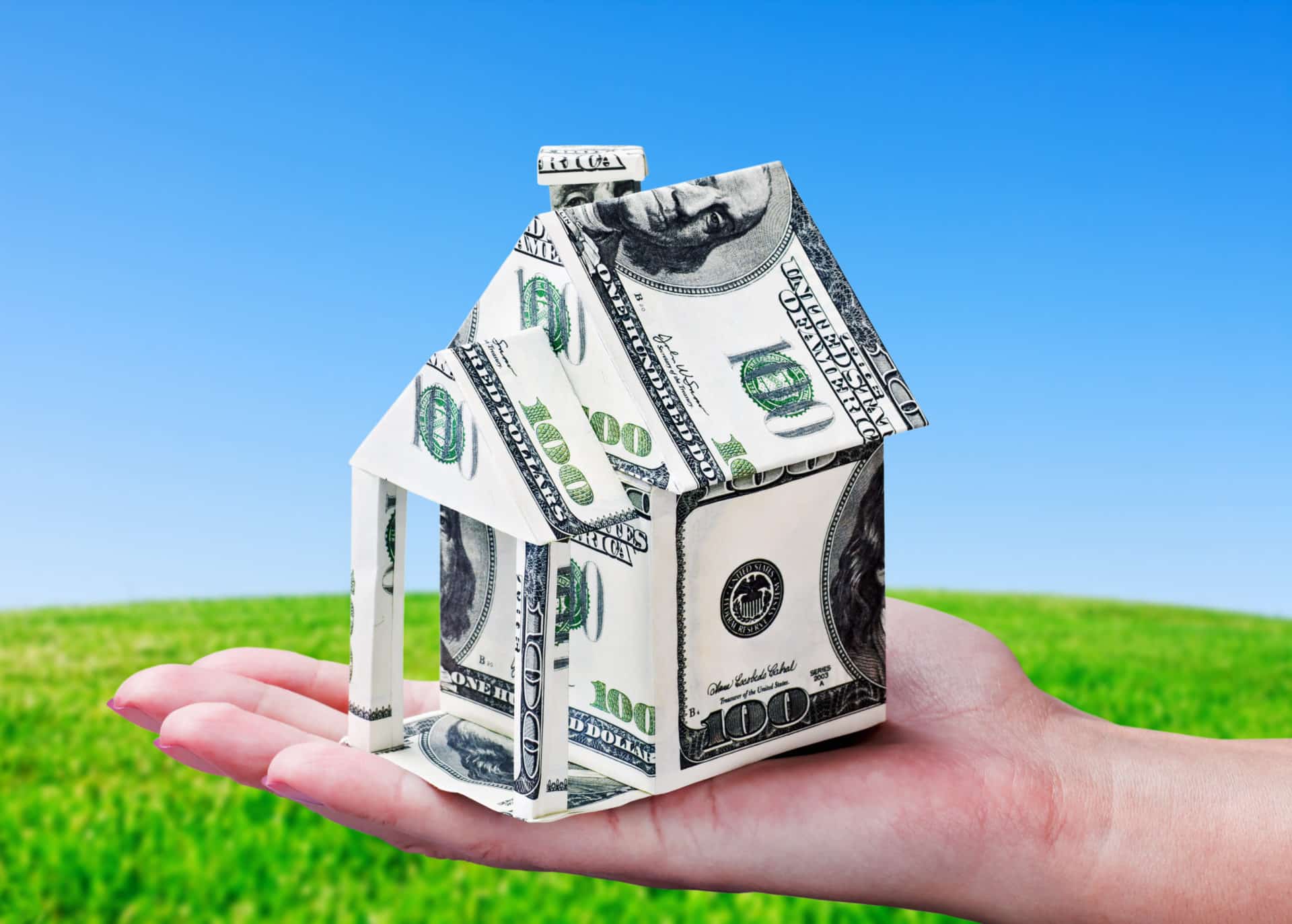 House made of money in hand Guaranteed Home Equity Loan For Bad Credit
